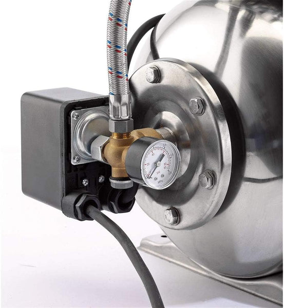 Draper 98915 Stainless Steel Booster Pump (800W), Silver