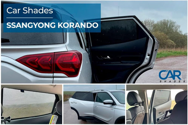 CAR SHADES Set (rear side doors) compatible with SsangYong Korando 2019- (2-pieces)