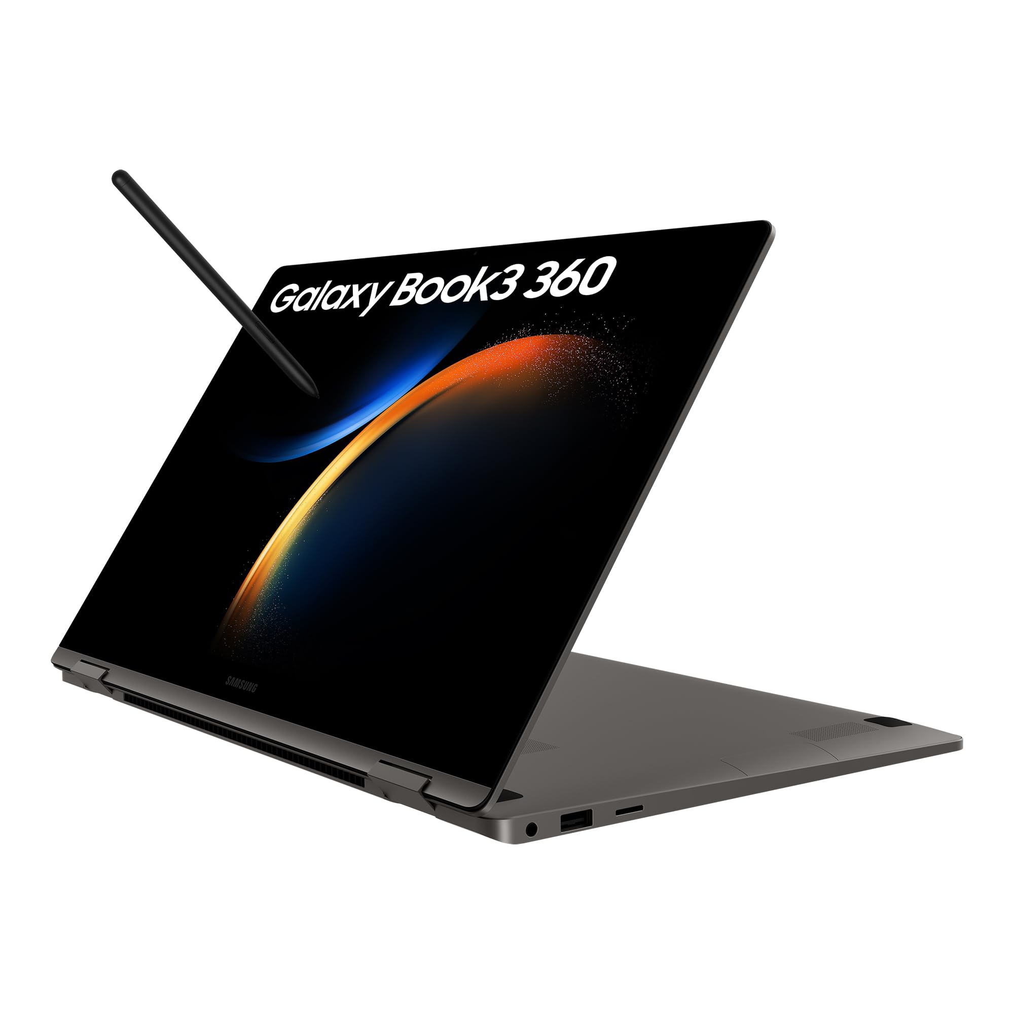 Samsung Galaxy Book3 Pro Wi-Fi Laptop, 14 Inch, 13th gen Intel Core i5 Processor, 8GB RAM, 256GB Storage, Graphite - Official