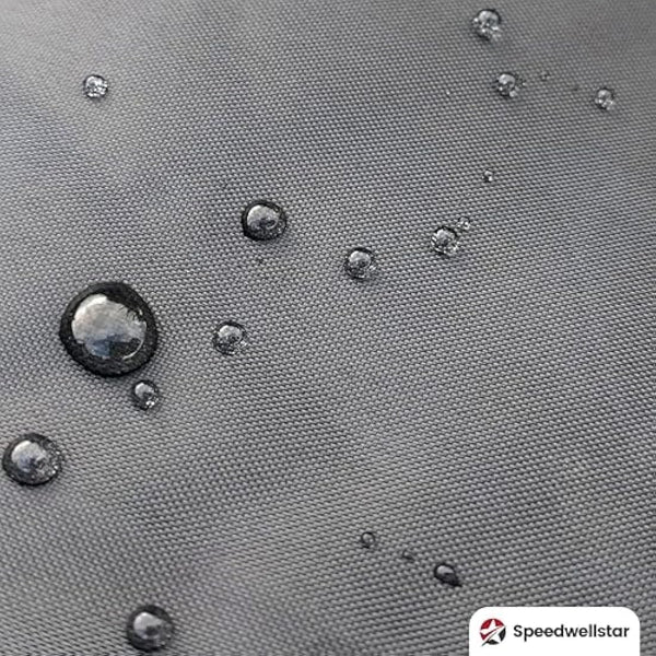 BBQ Cover Waterproof Round Heavy Duty - Kettle Grill Protection with Elasticated Hem – Outdoor Weatherproof Barbecue Cover by SpeedwellStar