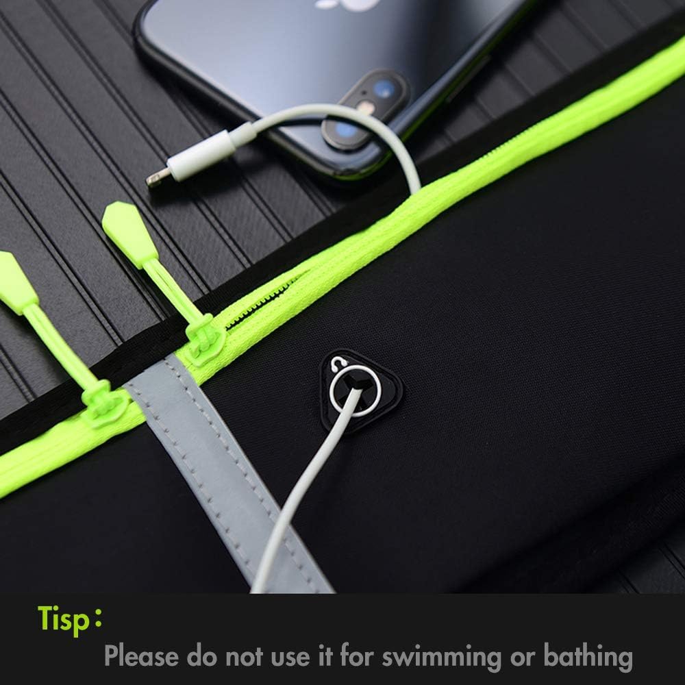 GORWRICH Running Belt with Waterproof Adjustable Elastic Strap, Sweatproof waistpacks with Large Capacity, Perfect for Running and Outdoor Activities