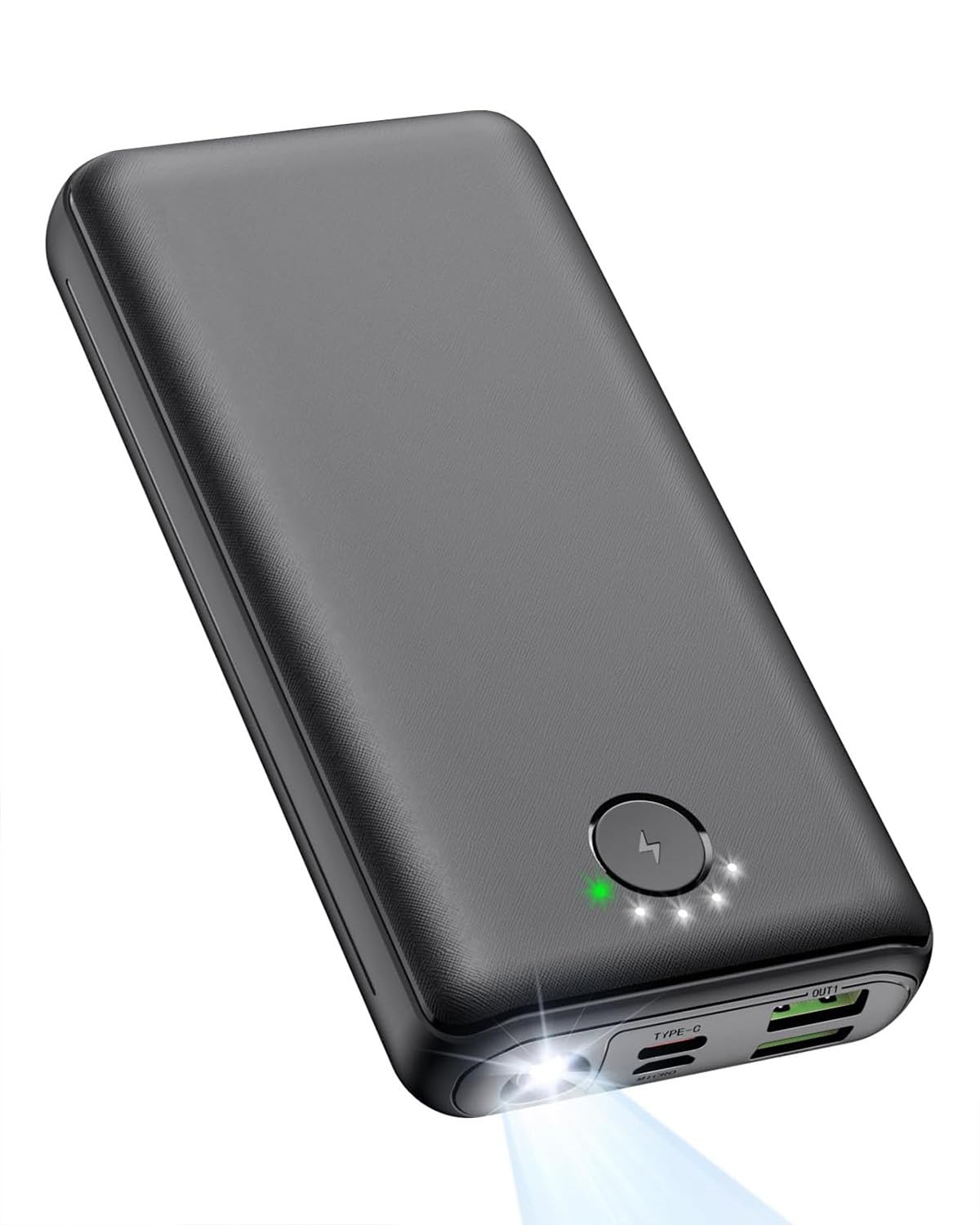 Power Bank 27000mAh Powerbank Fast Charging 22.5W QC 4.0 Portable Charger with Outputs Inputs Flashlight USB C Battery Pack, Ultra-High Capacity Compatible for iPhone Samsung Huawei