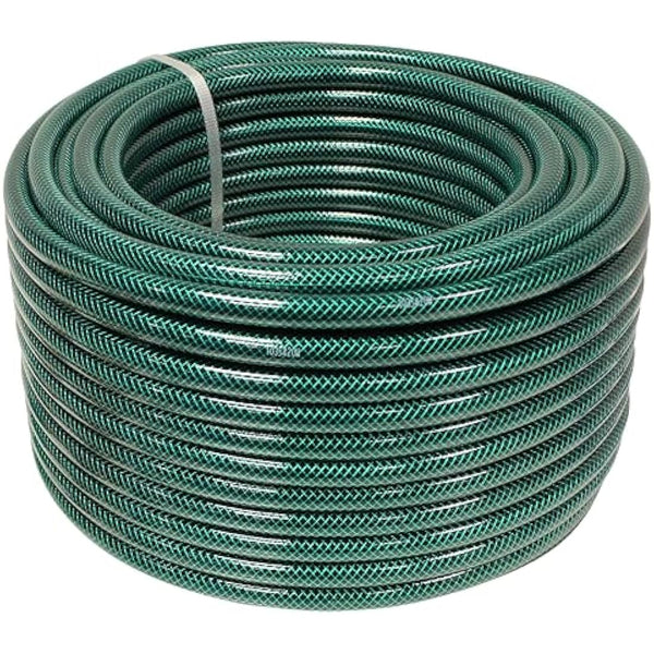 Faithfull 50M (164ft) Reinforced Hose 12.7 mm (1/2 Inch) Diameter – PVC Garden Hose Pipe
