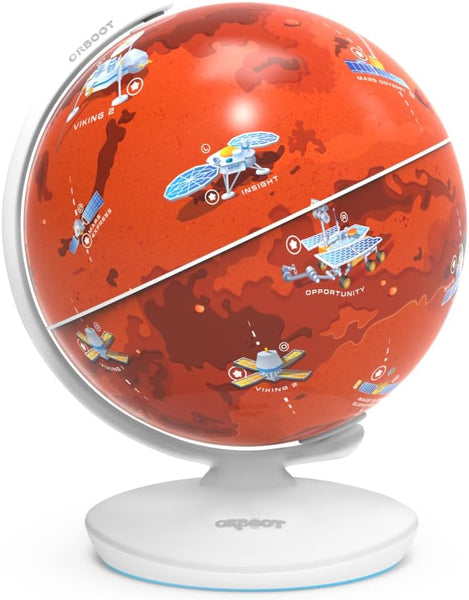PlayShifu Interactive Science Kit - Orboot Mars (Globe + App) Explore Planet Mars | Educational Toys | Solar System Space Toys, STEM Toy & Gift for Kids Ages 6-12 Years (works with mobiles/tabs)