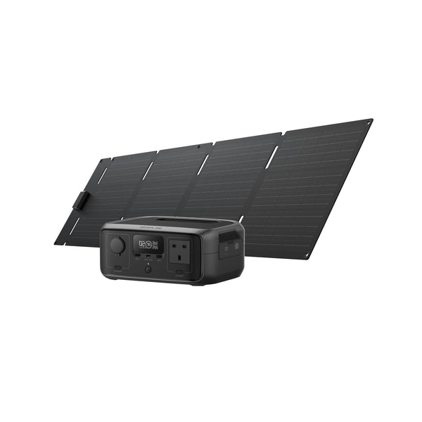EF ECOFLOW RIVER 2 256Wh Portable Power Station with XT60 Cable, Solar Generator with LiFeP04, up to 600 W Power, Quick Charge in 1 Hour, Balcony Power for Camping/Emergency Power/Motorhomes/Home