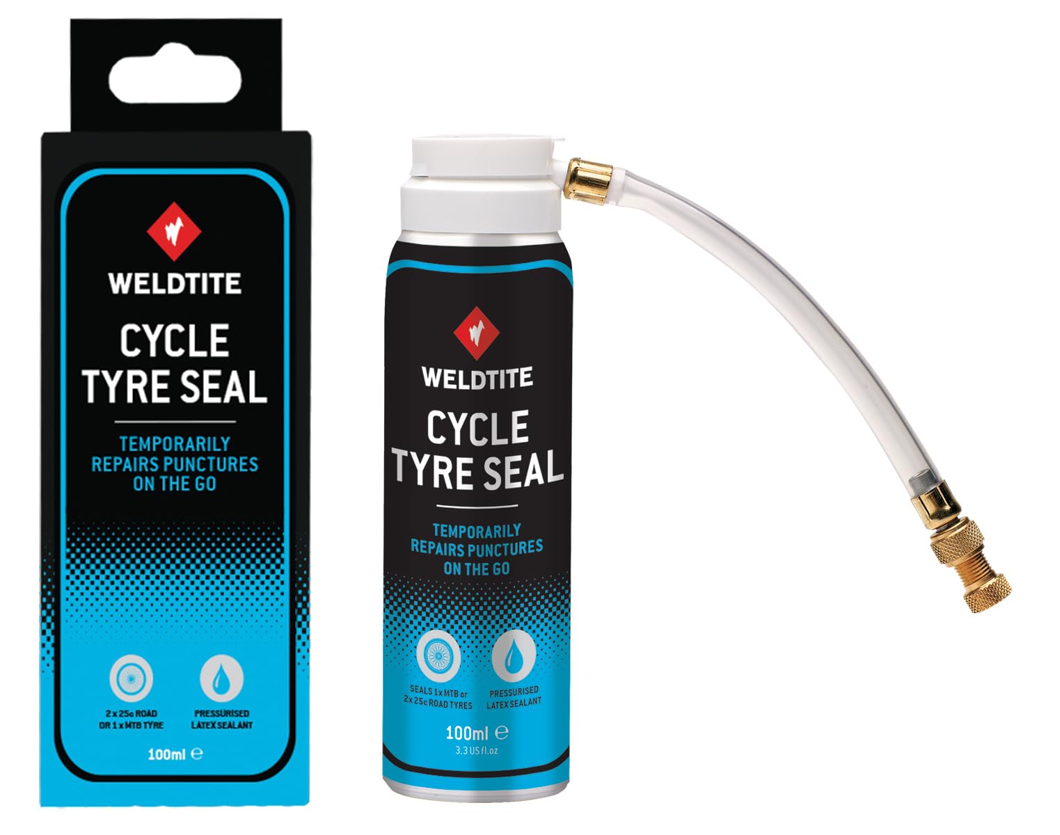 Weldtite Inner Tube Sealant - Instantly Seals Punctures - Suitable for Freezing Conditions, 250 ml