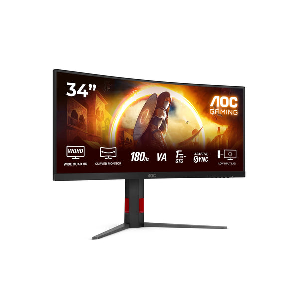 AOC Gaming 25G3ZM/BK - 24.5" 240Hz FHD Monitor, 0.5ms MPRT, FreeSync Premium (1920x1080, HDMI 2.0 x 2, DisplayPort 1.2 x 1, Headphone out (3.5mm)) black/red