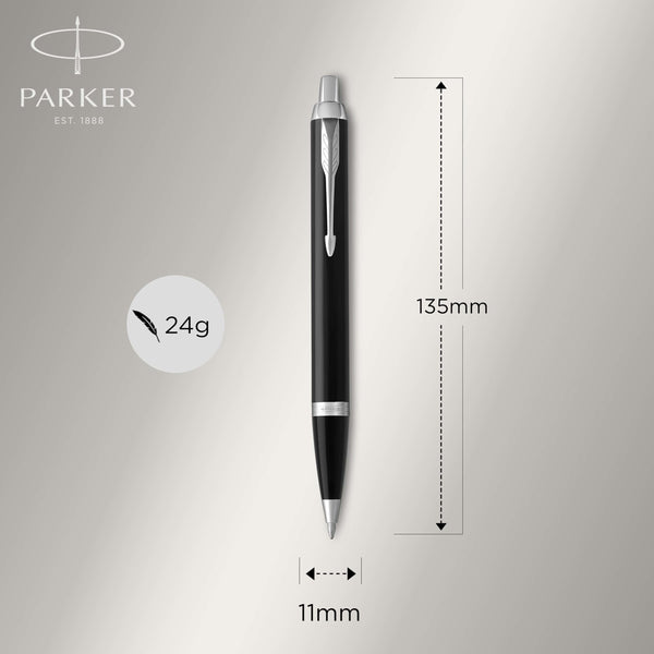 Parker IM Ballpoint Pen | Dark Espresso with Medium Point Blue Ink Refill | Gift Box
