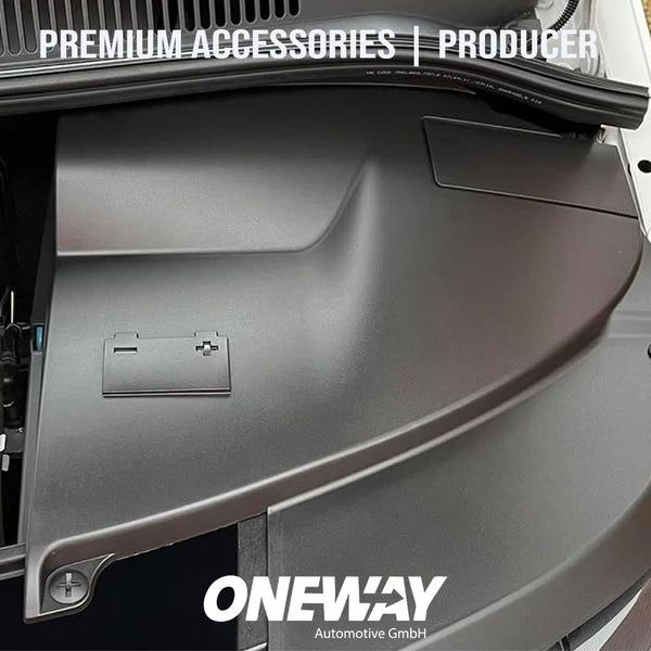 Oneway Battery & Head light cover compatible with Volkswagen Transporter T5.1 2010-2015 - Matt black