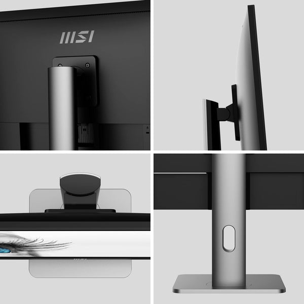 MSI PRO MP273QW E2 27 Inch WQHD Office Monitor - 2560 x 1440 IPS Panel, 100 Hz, Eye-Friendly Screen, Built-in Speakers, Tilt-Adjustable - HDMI 2.0b, DP (1.2a)