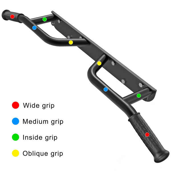 Kipika Heavy Duty Wall Mounted Doorway Pull Up Bar, Multifunctional Chin Up Bar, Portable Fitness Door Bar, Body Workout Home Gym System