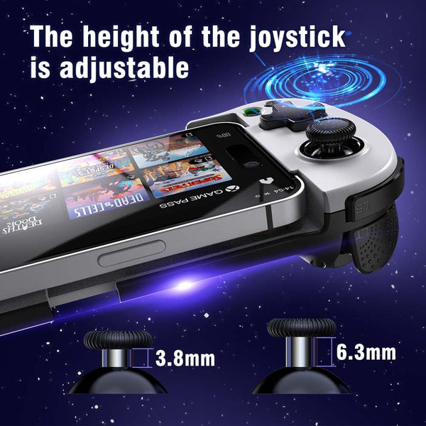 ShanWan Mobile Gaming Controller for Android/iOS, Phone controller for iPhone15, Bluetooth connection, PS Remote Gaming Xbox Cloud Steam Link GeForce NOW MFi Apple Arcade Gaming
