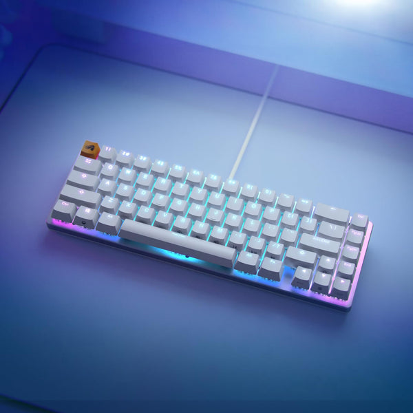 Glorious Gaming GMMK 2 Full Size (96%) - Mechanical Gaming Keyboard, Aluminium Frame, Customisable, Doubleshot Caps, Fox Switches, Per Key RGB, Full NKRO, English UK QWERTY Layout - Pink