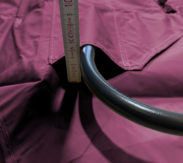 Quick-Star Replacement Roof Universal 3 Seater Swing Bordeaux Replacement Cover Sun Canopy Swing Roof