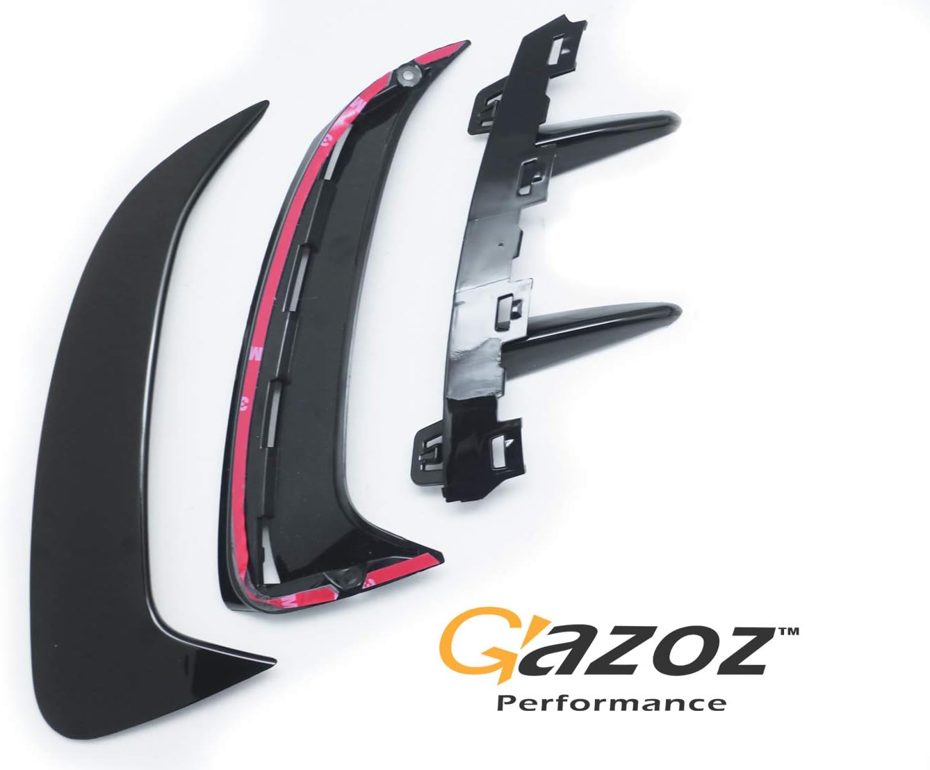 Gazoz Performance Rear Bumper Canard For 18-up Mercedes Benz A Class W177 A35 A45 AMG Flaps Vent