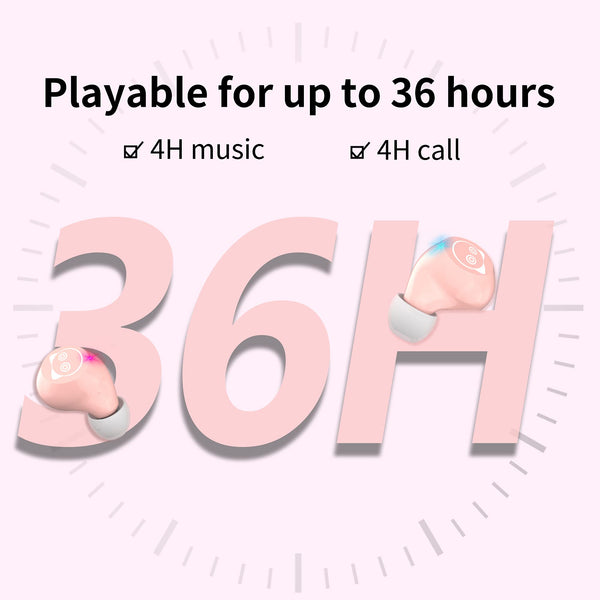 Earbuds for Kids Cute Design in-Ear Wireless Earphones for Kids Boys Adult Bluetooth 5.3 Waterproof Sport Stereo Headphones with Mic for Phone