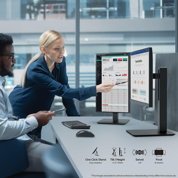 LG Electronics Monitor 27MR400-B, 27 Inch, Full HD 1080p, 100Hz, 5ms GtG, IPS Panel, AMD FreeSync, Smart Energy Saving, Anti-Glare, HDMI, Matte Black