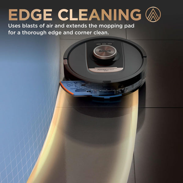 Shark PowerDetect 2-in-1 Robot Vacuum & Mop, NeverTouch Pro 60-Day Self Empty, Self-Refill and Self-Clean Robot Vacuum with 3D & LiDAR Navigation, NeverStuck Obstacle Bypass, WiFi/App White