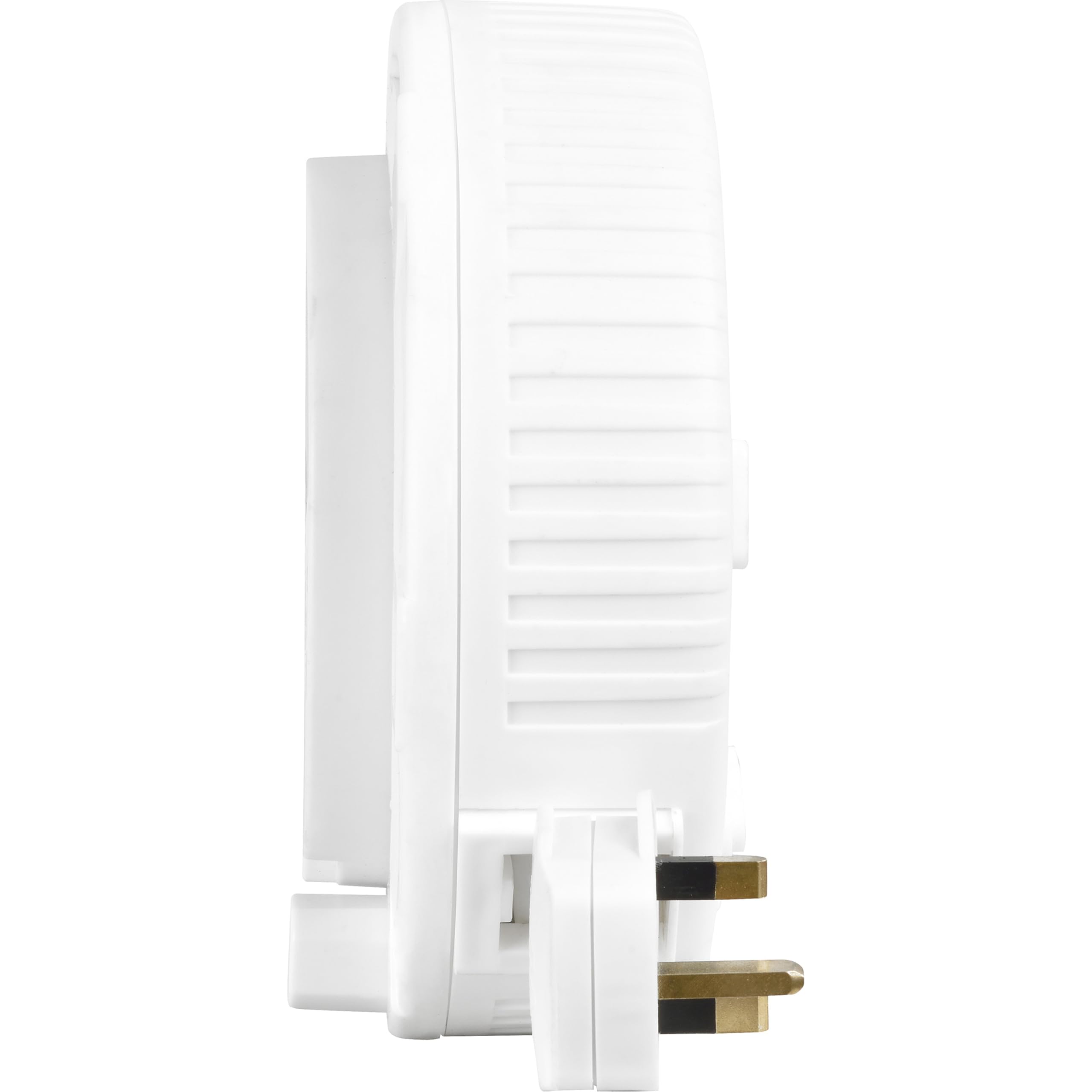 Masterplug Four Socket Cassette Reel Extension Lead, 4 Metres, White