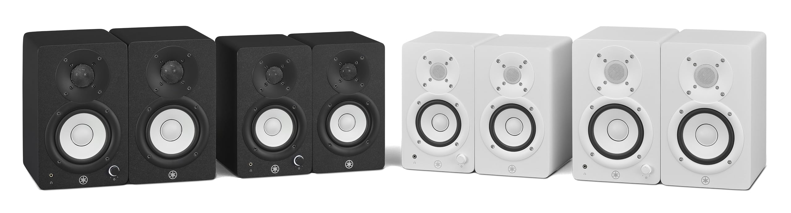 Yamaha HS4 Studio Monitors (Black) – Compact 2-Way Powered Speakers with Advanced Sound Control and Versatile Connectivity for Music Production and Video Editing