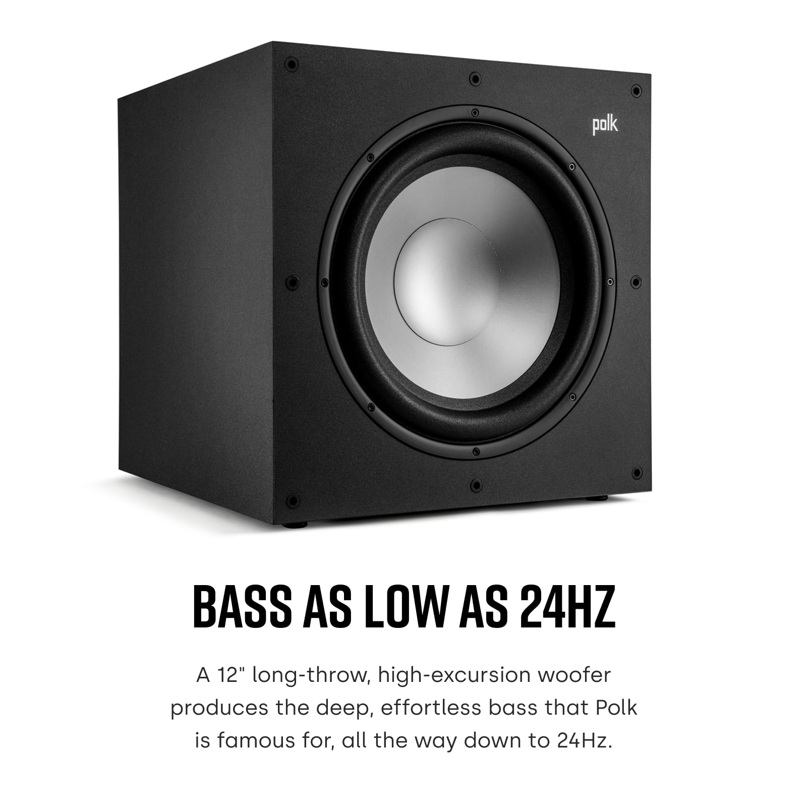 Polk Audio Polk Monitor MXT60 Compact Tower Speaker, HiFi and Home Cinema Speaker, Hi-Res Certified, Dolby Atmos and DTS:X Compatible (1 piece)