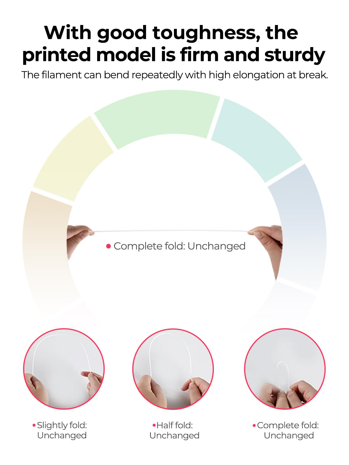 Creality CR-PETG PLA Filament 1.75mm 3D Printing Filament 4 KG, Excellent Toughness High Precision, Odorless Non-Toxic Moistureproof, 1kg(2.2lbs) Glossy for 3D Printer (Black+White+Red+Blue)*1KG