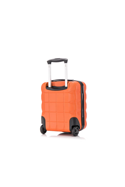 ATX Luggage Suitcase Large on 4 Dual Spinner Wheels Super Lightweight ABS Hard Shell Hold Check in with Built-in TSA Lock (Orange, 110 Liter)