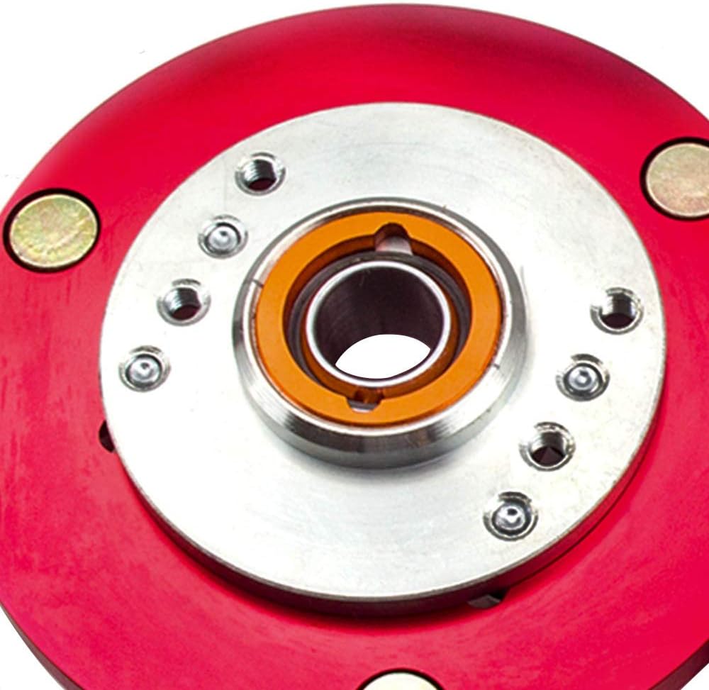 maXpeedingrods Front Camber Plates Coilovers for BMW E36 1991-1998 316i 318i 323i Top Mounts Red