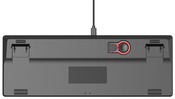 Glorious Gaming GMMK Compact 60%, Barebones (Frame Only) - Mechanical Gaming Keyboard, Per Key RGB, Hotswap & Customisable, International/ISO Layout - Black