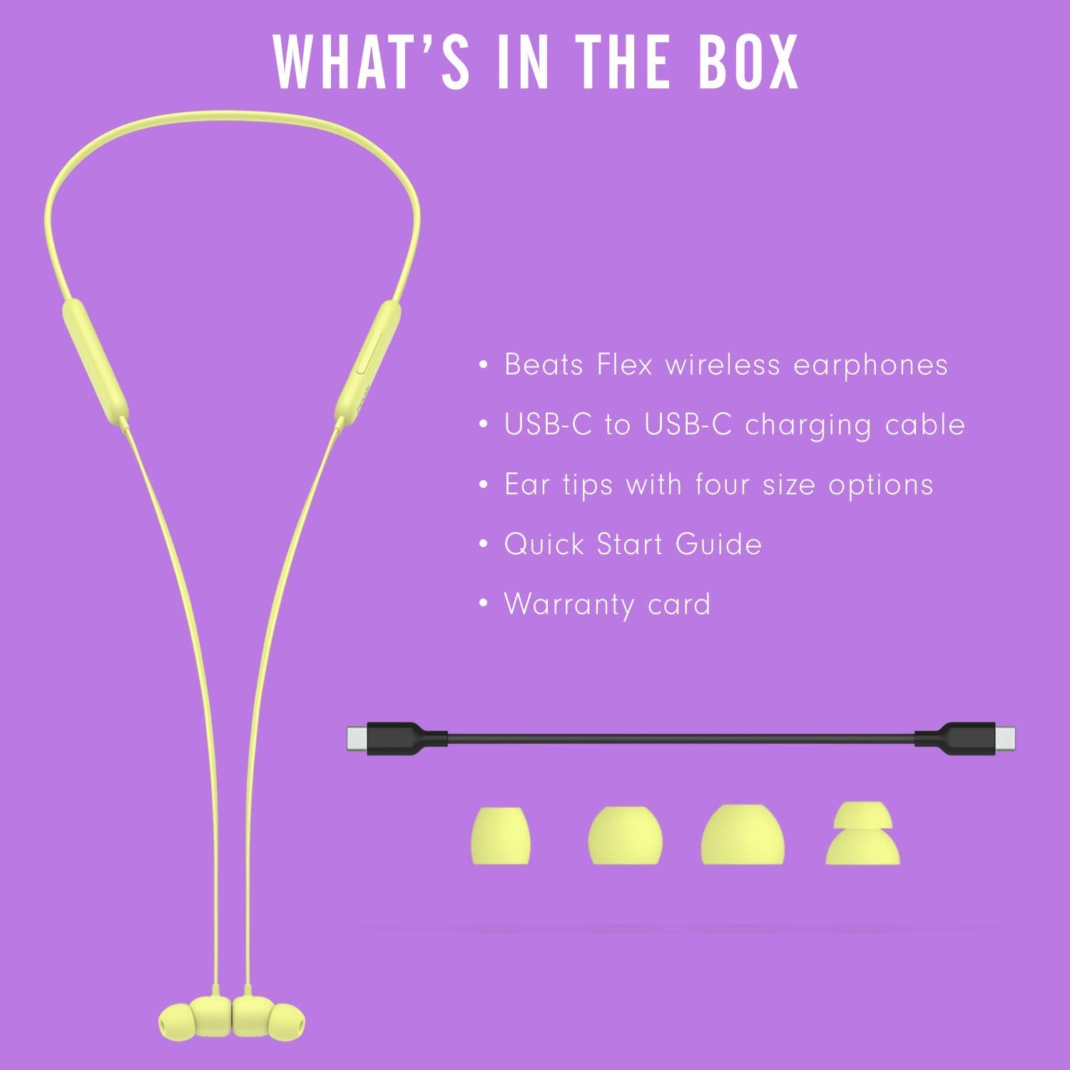 Beats Flex Wireless Earphones – Apple W1 Headphone Chip, Magnetic Earbuds, Class 1 Bluetooth, 12 Hours of Listening Time, Built-in Microphone - Smoke Grey