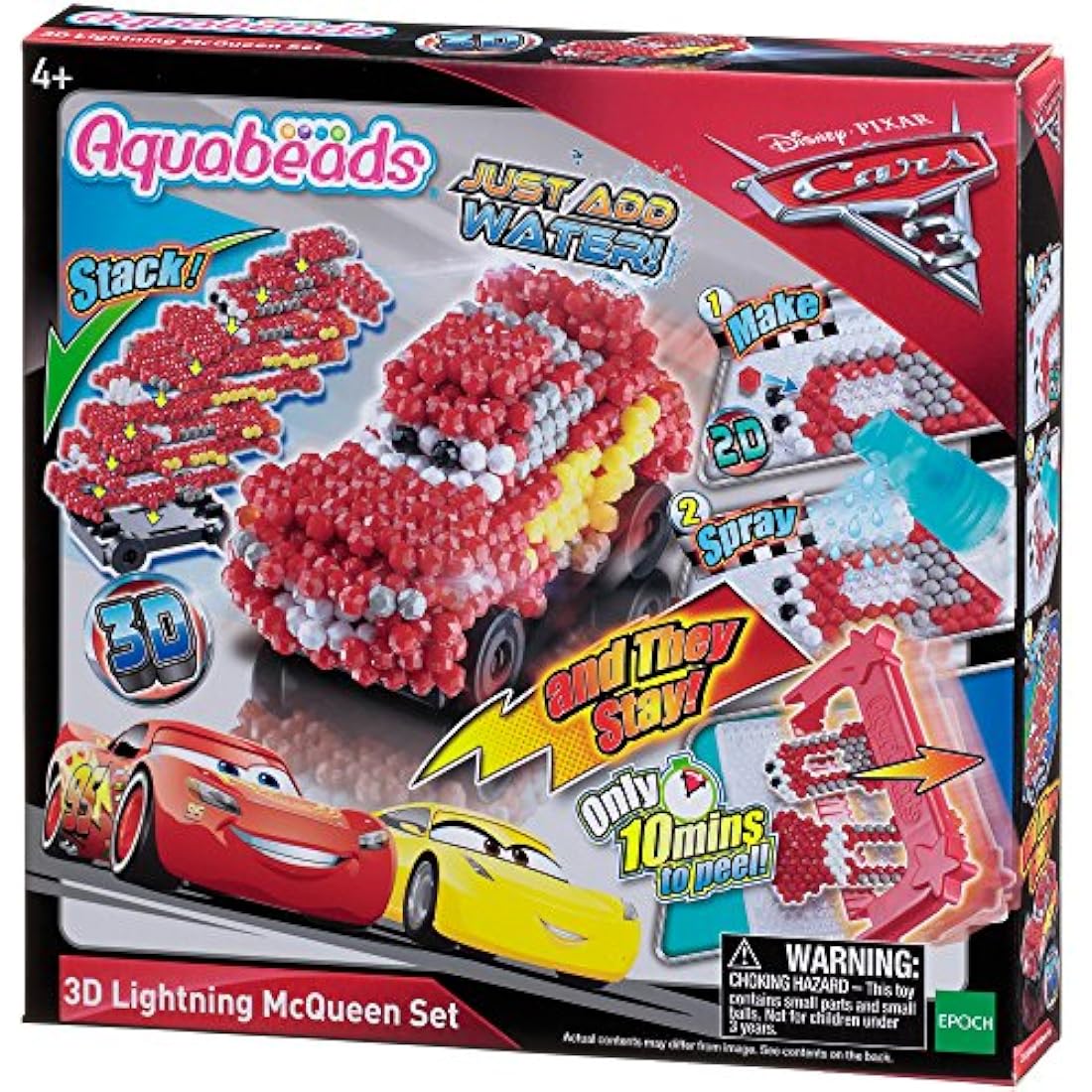 Aquabeads Disney Cars 3 3D Lightning McQueen Set