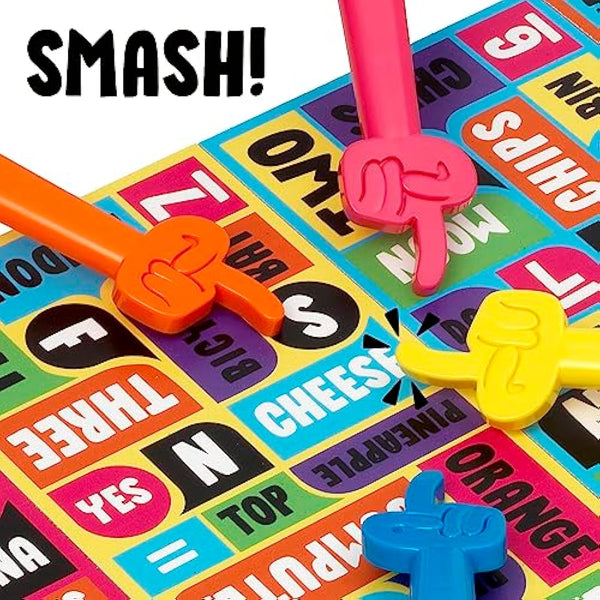 Ideal | Smash Down: Think! Find! SMASH! Who has the fastest finger? | Family Party Games | 3+ Players | Ages 8+