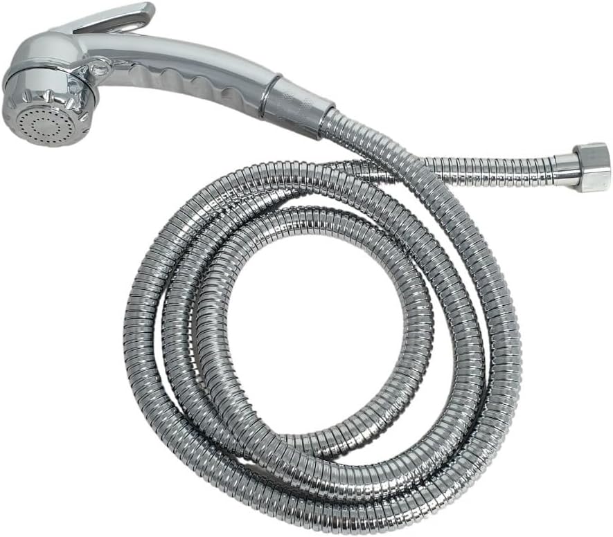 Marvix External Shower Point Water Outlet Socket & Trigger Shower Head Set For Motorhome, Caravan, Campervan, Horsebox