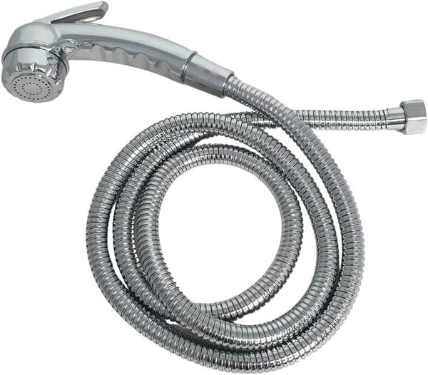 Marvix External Shower Point Water Outlet Socket & Trigger Shower Head Set For Motorhome, Caravan, Campervan, Horsebox