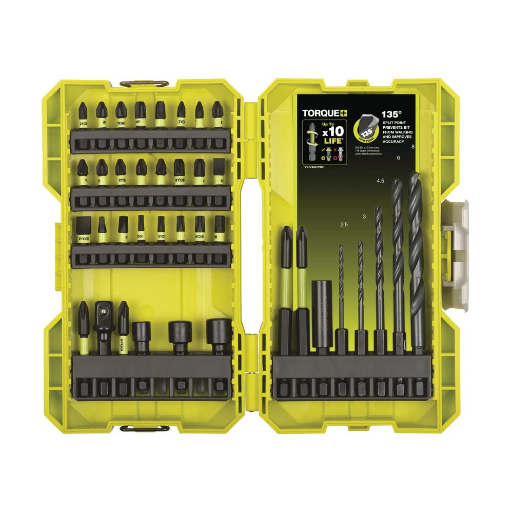 Ryobi RAK32DDMIX Mixed Drilling and Screwdriving Bit Set (32 Piece)