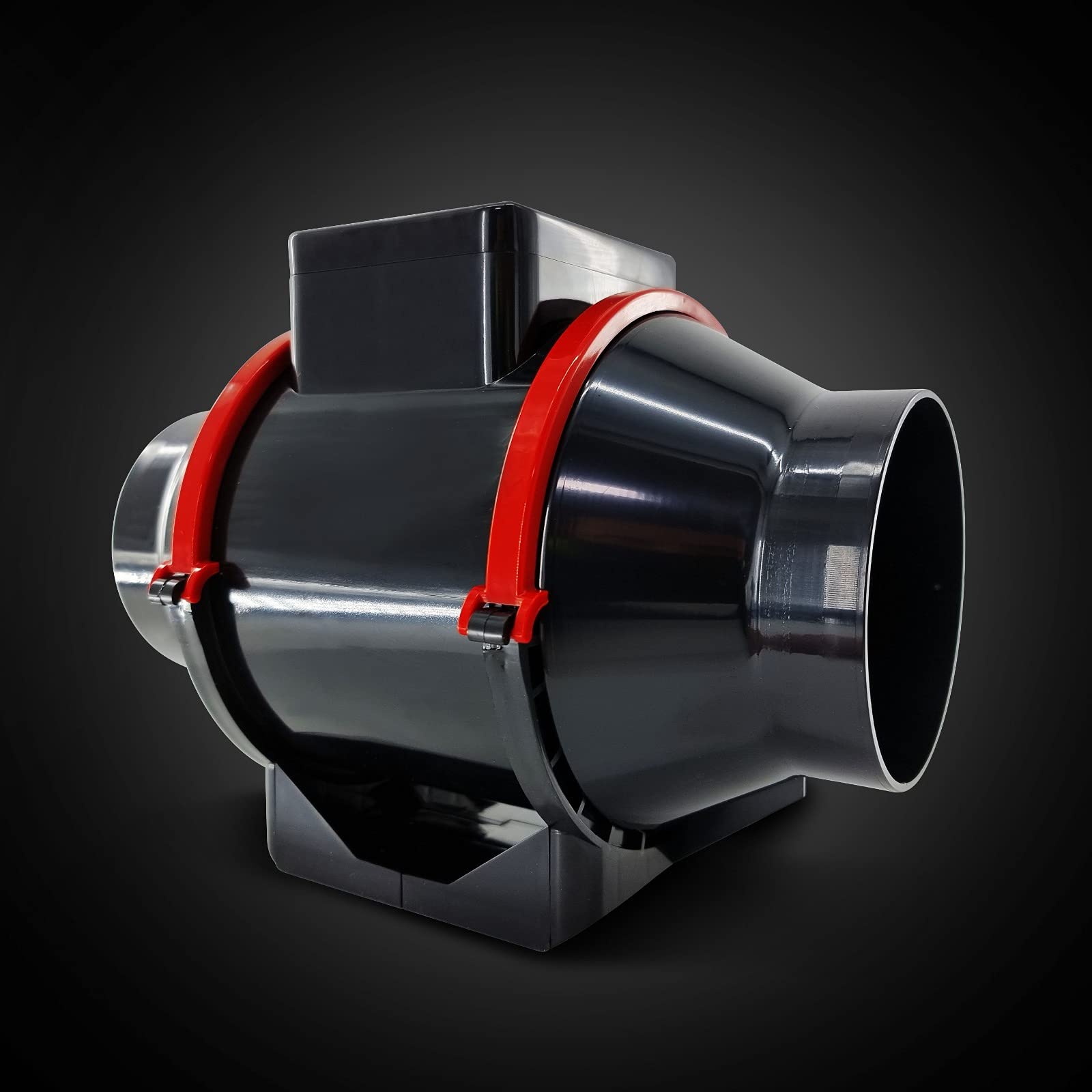 4 Inch - 100 mm Universal Budget Silent Fan Filter Duct Kit for Grow Tent Quiet Operation Inline Extractor Fan Air Diffuser Hydroponic Carbon Filter