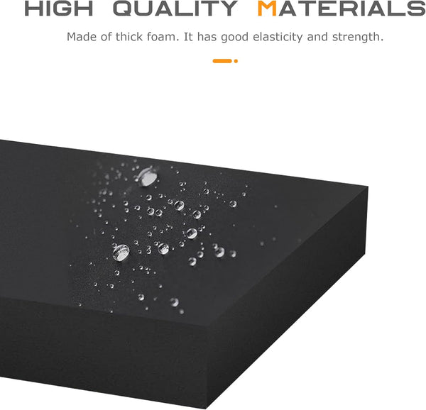 Flaconi 4pcs Car Door Edge Protector Guards,Garage Wall Protectors,Wall Bumper Guard Eva Foam Sheets,Garage Door Edge Protection Anti-scratch Car Parking Protector,Fits Garages,Outdoor Parking Lots