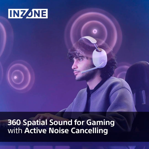 Sony INZONE H3 Wired Gaming Headset – PC/PS5, 360 Spatial Sound for Gaming, Lightweight 299g Design, Flip-to-Mute Boom Microphone, USB Audio Box for Custom EQ – Black