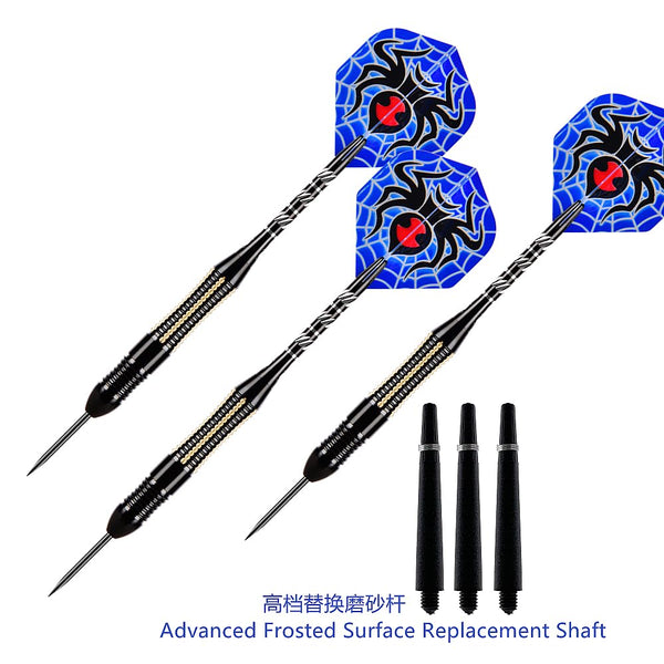 Steel Tip Darts Set,3 Pack Professional Dart with Aluminum Shafts and Darts Case