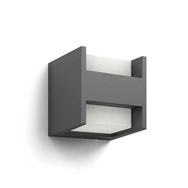 Philips myGarden Arbour LED Outdoor Up and Down Wall Light [Anthracite] 2 x 4.5 W LED Light. For Garden and Patio Lighting