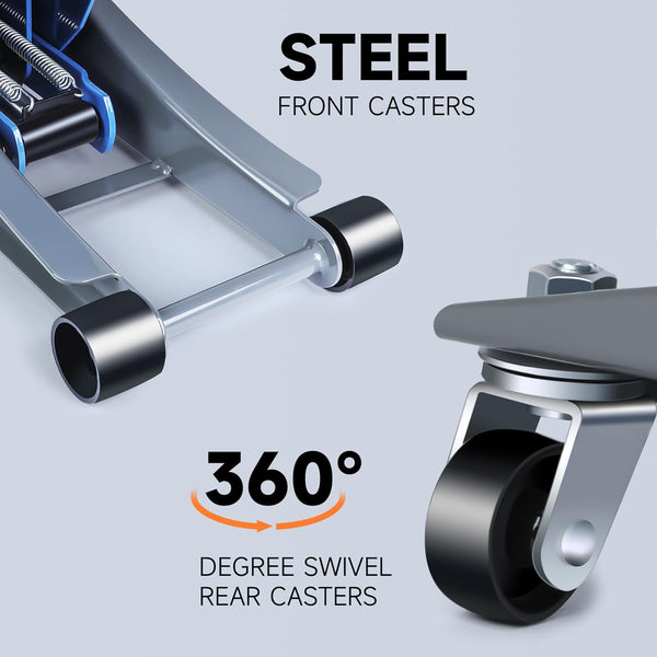 LARBANKE 3 Ton Low-profile Hydraulic Car Floor Jack,Built with Durable Aluminum and Steel,Floor Jack with Dual Pump System for Fast Lifting,6600Lbs Capacity,Lifting Range:3.15-18.31"