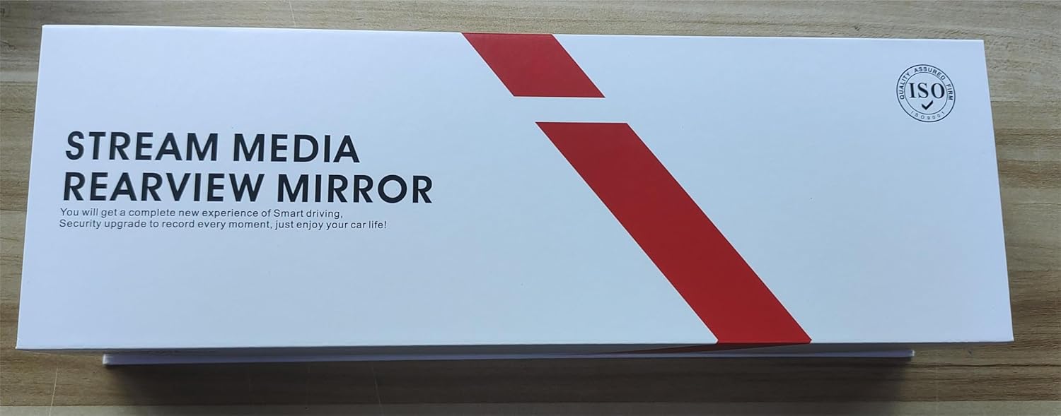 【Upgraded】10 Inch Mirror Dash Cam Night Vision 1080P Full Touch Screen Dual Dash Cam Front and Rear Camera Car Rear View Mirror Loop Recording 170° Wide Angle Parking Assistance