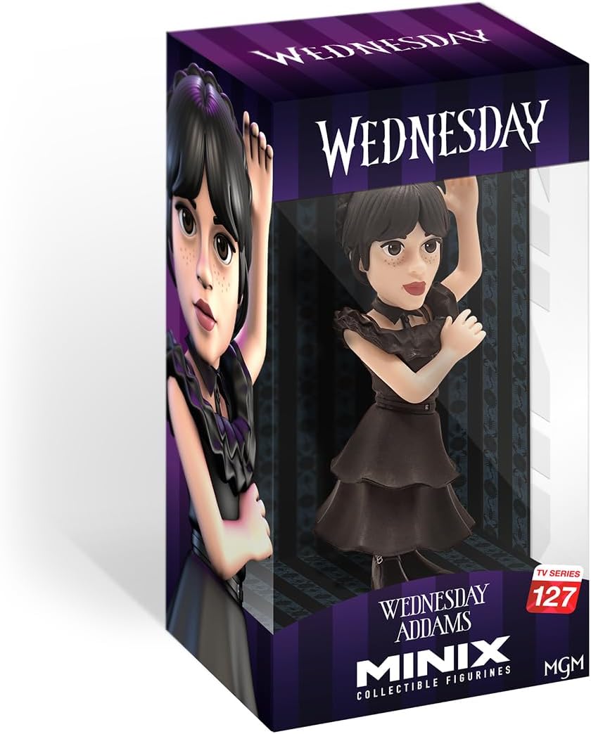 MINIX - TV Series #127 - PVC Figure 12 cm - Wednesday - Wednesday in Ball dress