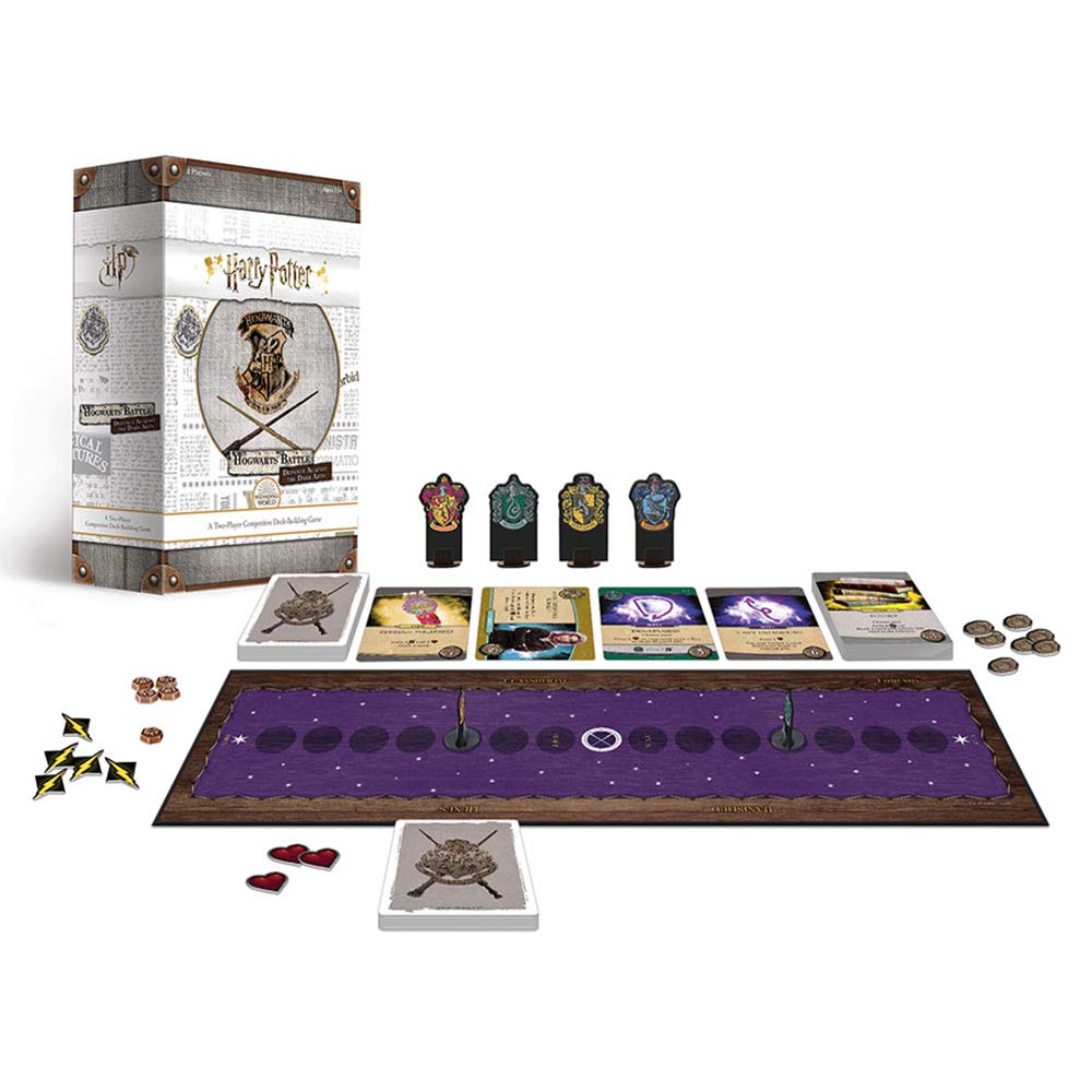 USAopoly, Harry Potter: Hogwarts Battle, Board Game, Ages 11+, 2-4 Players, 30-60 Minute Playing TIme
