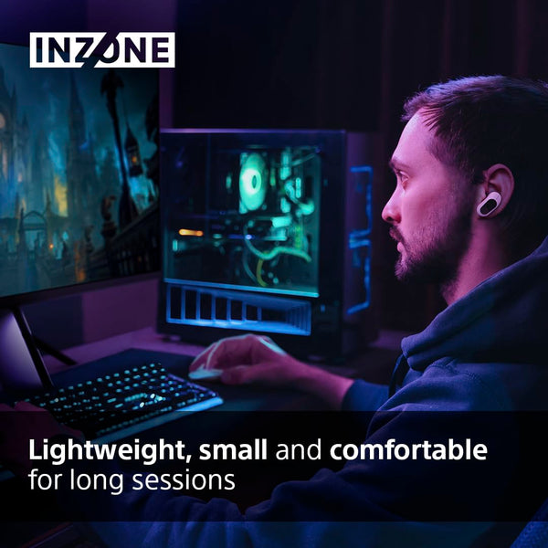 Sony INZONE H5 Wireless Gaming Headset - PC/PS5, 360 Spatial Sound for Gaming, 28H battery lifelow latency, comfortable design, microphone with AI - White