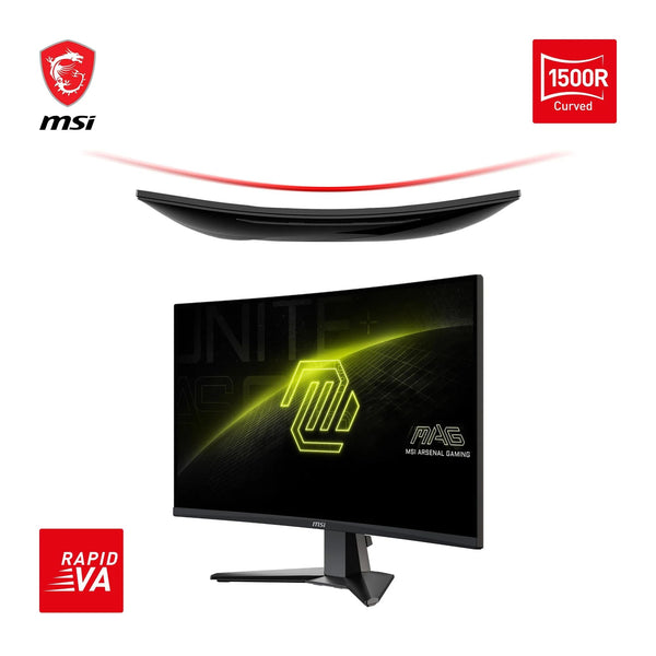 MSI G274F 27 Inch FHD Gaming Monitor - 1920 x 1080 Rapid IPS Panel, 180 Hz / 1ms, 134% sRGB Colour Gamut / G-SYNC Compatible- DP 1.2a, HDMI2.0 CEC