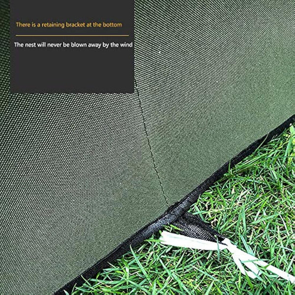 DEECOZY Outdoor Cat House for Outdoors, Dog Pets House, Winter Resistant, Foldable, Waterproof Cat House for Dogs, Cats, Rabbits (Army Green