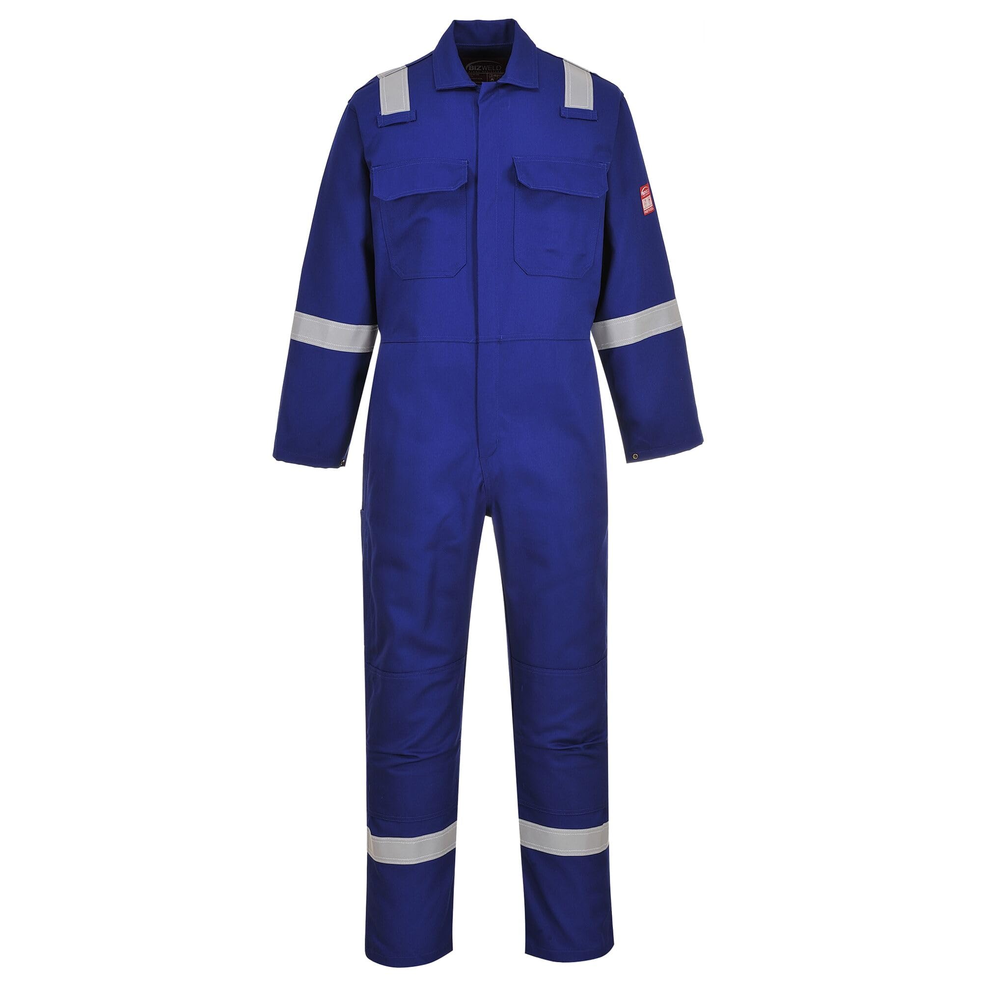 Portwest BIZ5 Men's Hi Vis FR Coveralls - Bizweld Iona Flame Resistant Fireproof Workwear Overalls