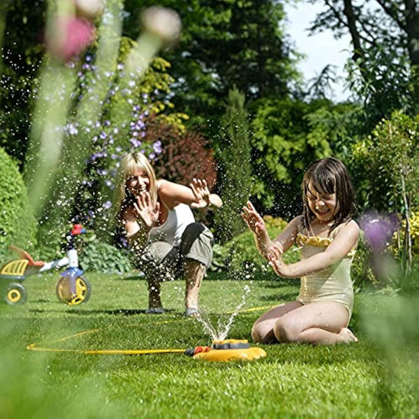 HOZELOCK - Sprinkler Rotating 79 m² : Small-area Base-mounted Spray Sprinkler (ø 10m), Ideal for Small Gardens: 8 Spray Patterns [2515P0000]