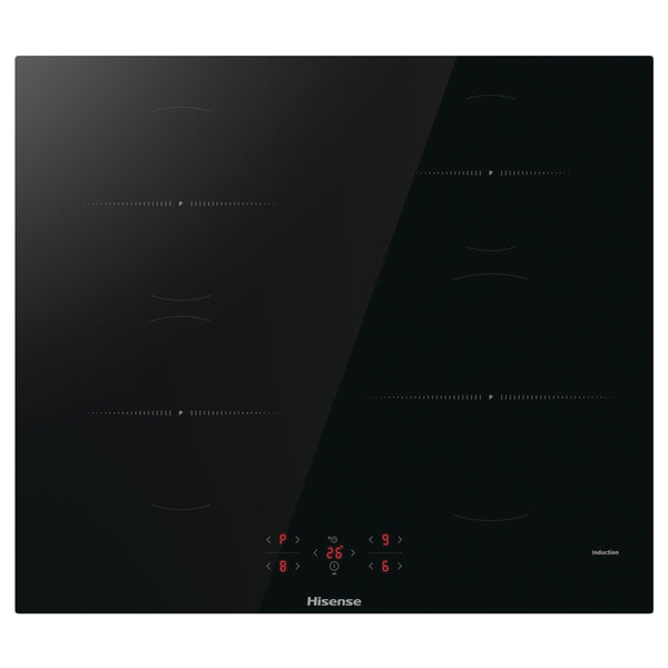 Hisense E6432C Built-in 60cm Electric Ceramic Hob with Child Lock, Touch control, Timer Function - Black 7200W, 20 x 24 x 2 inches (L x W x H)